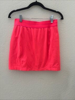 Adidas Coral Pink Performance Mini Skirt, XS, Golf/Tennis/Active Wear